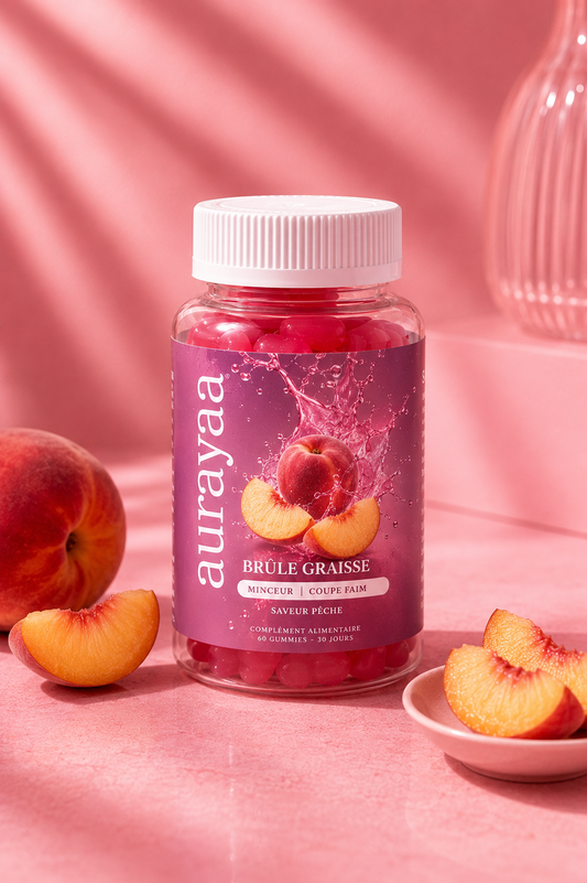 Fit Gummies Brûle Graisse 🔥 Coupe Faim — Goût Pêche | 100% Naturel